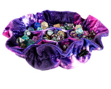 Load image into Gallery viewer, Velvet Dice Bag with Pockets: Nebula
