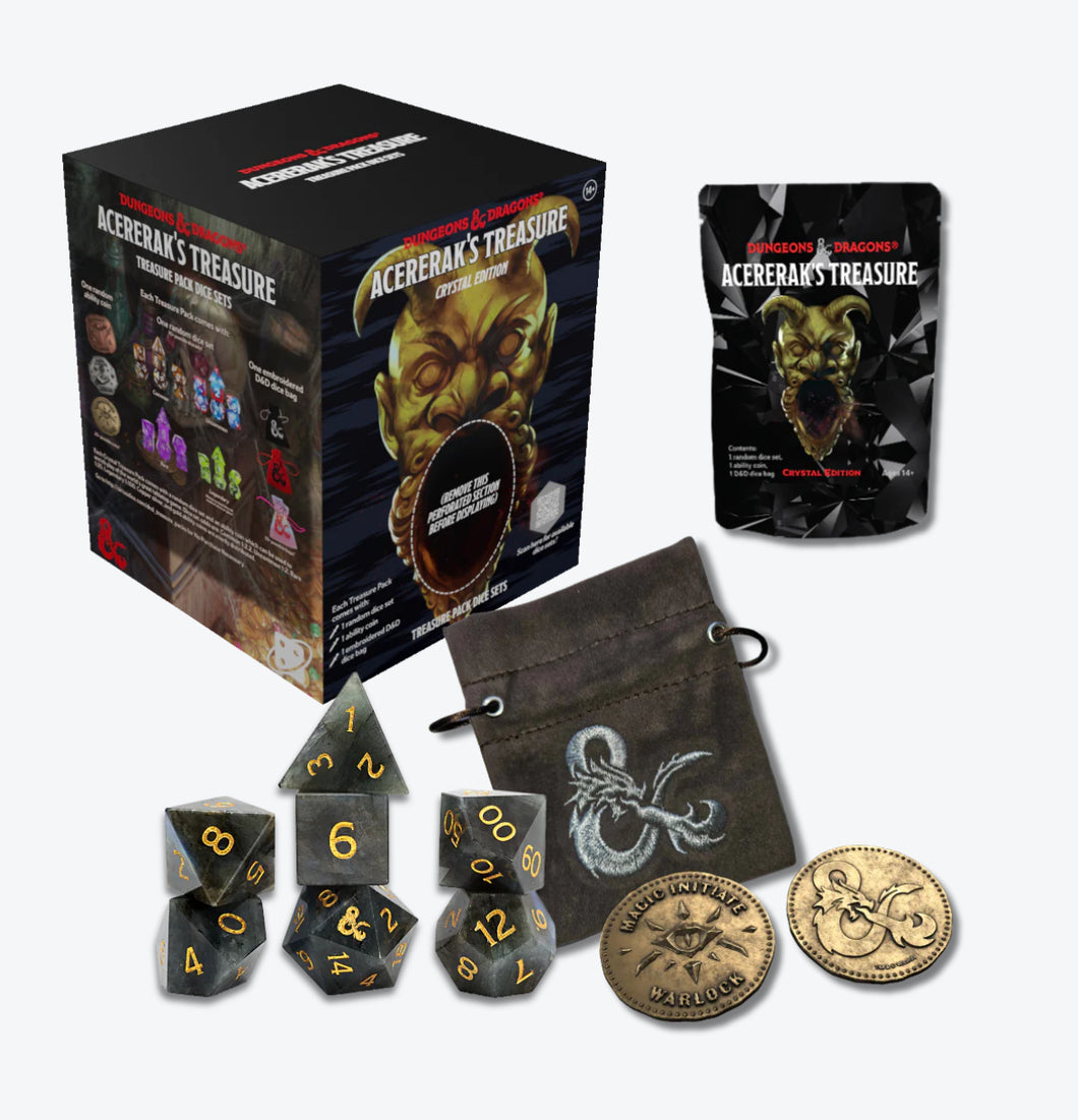 D&D Acererak's Treasure Packs Crystal Edition