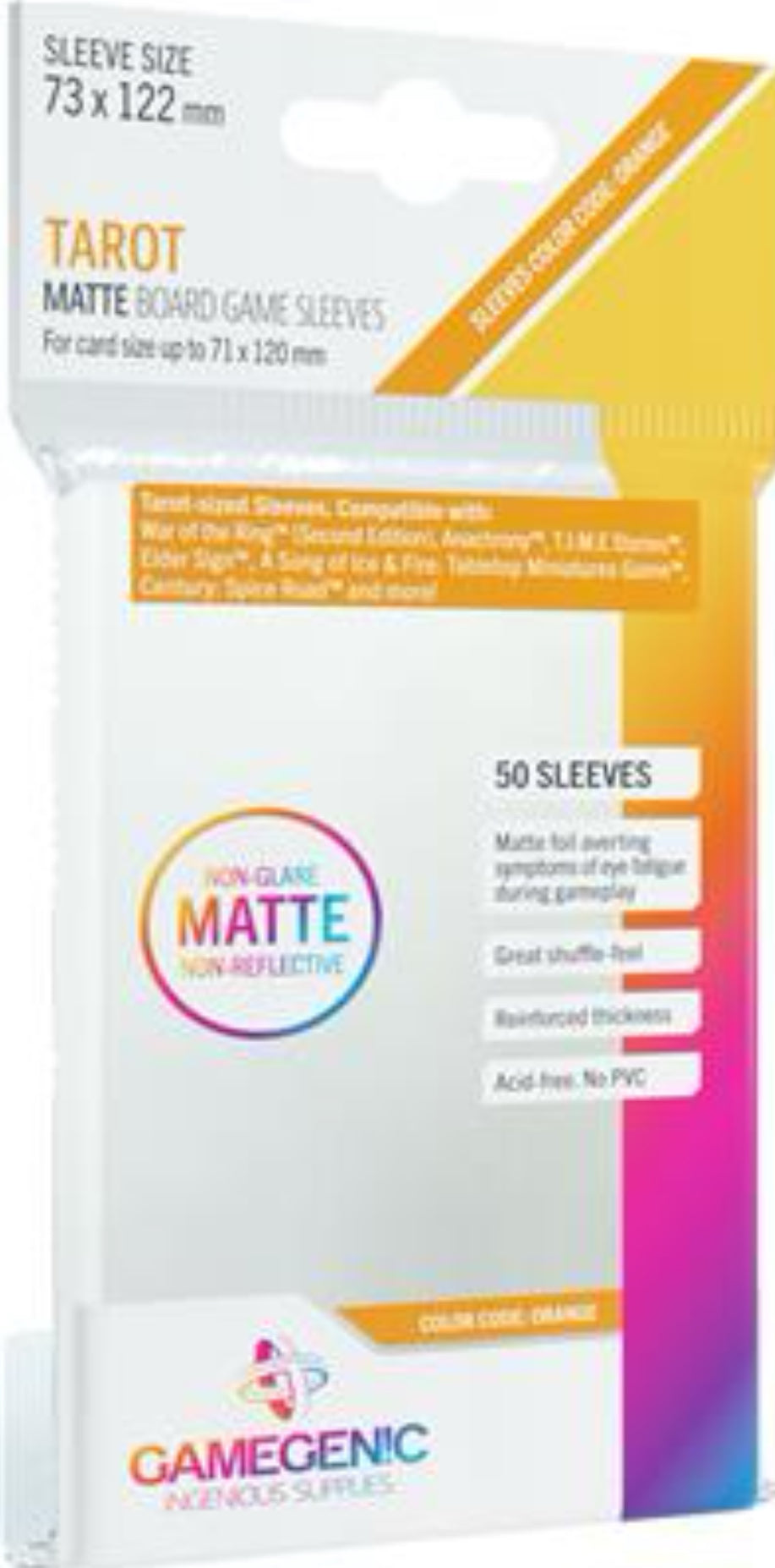 MATTE Prime Sleeves - Game Supplies
