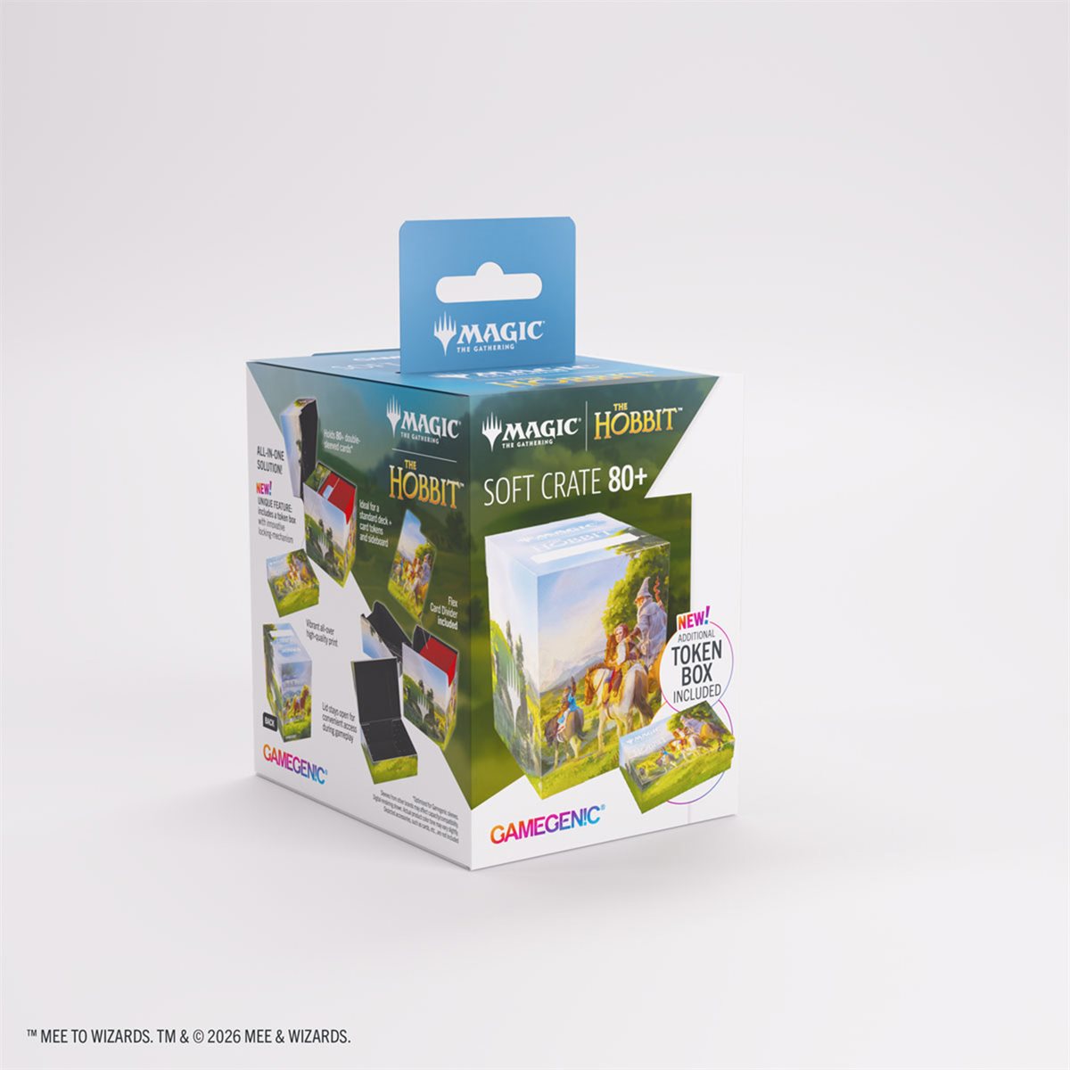 Deck Box: Magic: The Gathering - The Hobbit: Soft Crate (80 ct.) - Leaving Hobbiton / Troop of Ponies