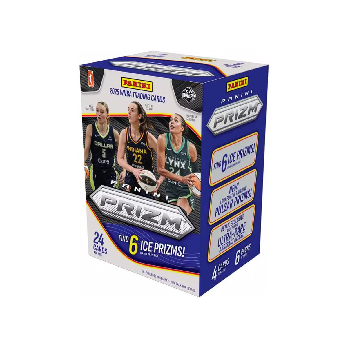 2025 Panini WNBA Prizm Basketball Trading Card Blaster Box