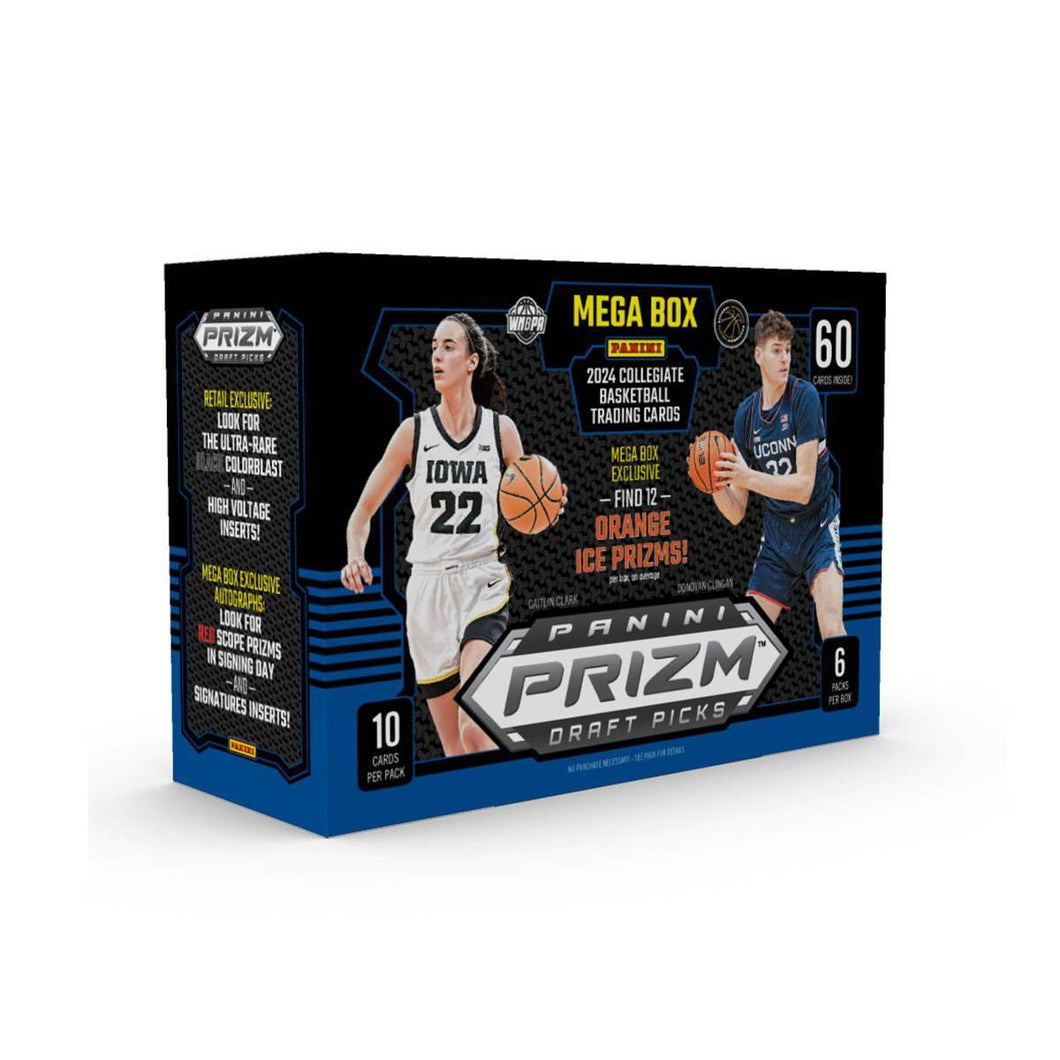 2024-25 Panini Prizm Draft Basketball Mega Box - Orange Ice Prizms