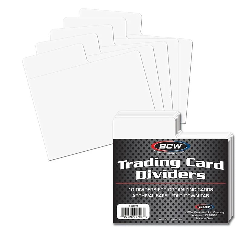 Trading Card Divider Horizontal