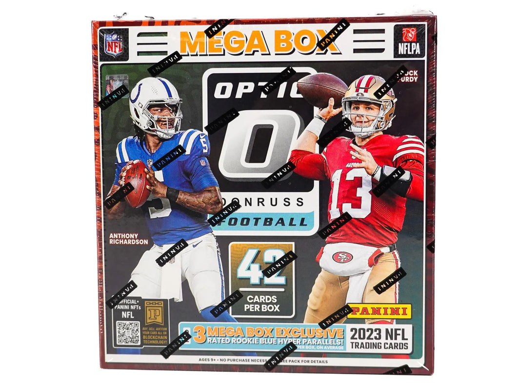 2023 Panini Optic Football Mega Box (Blue Hyper)