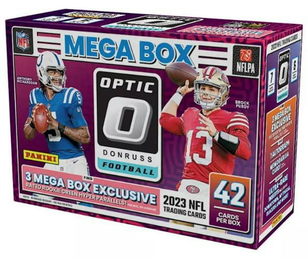 2023 Panini Optic Football Mega Box (Green Hyper)