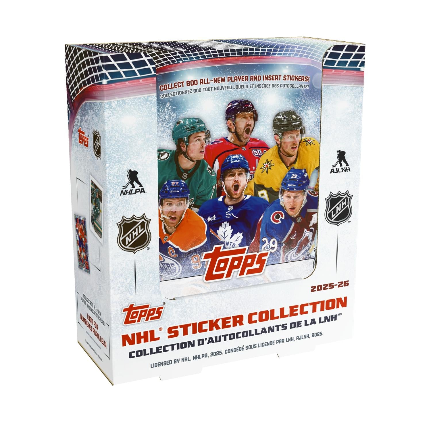 2025-26 Topps NHL Sticker Collection Album