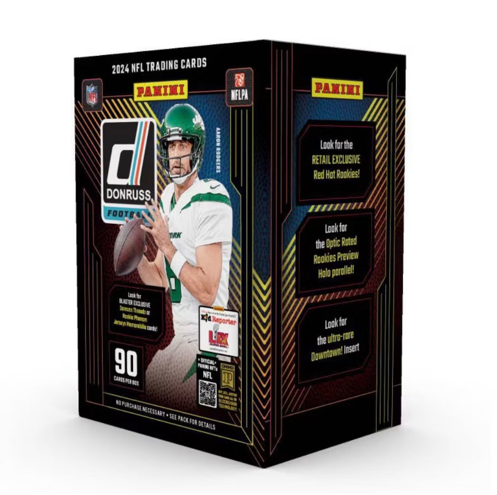 2024 Panini NFL Donruss Football Trading Card Blaster Box