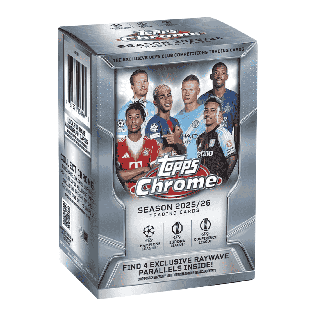2025-26 Topps UEFA Club Competitions Chrome Soccer Value Box