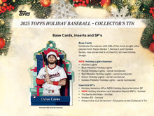 Load image into Gallery viewer, 2025 Topps Holiday Baseball Tin Box (3 Ct.)
