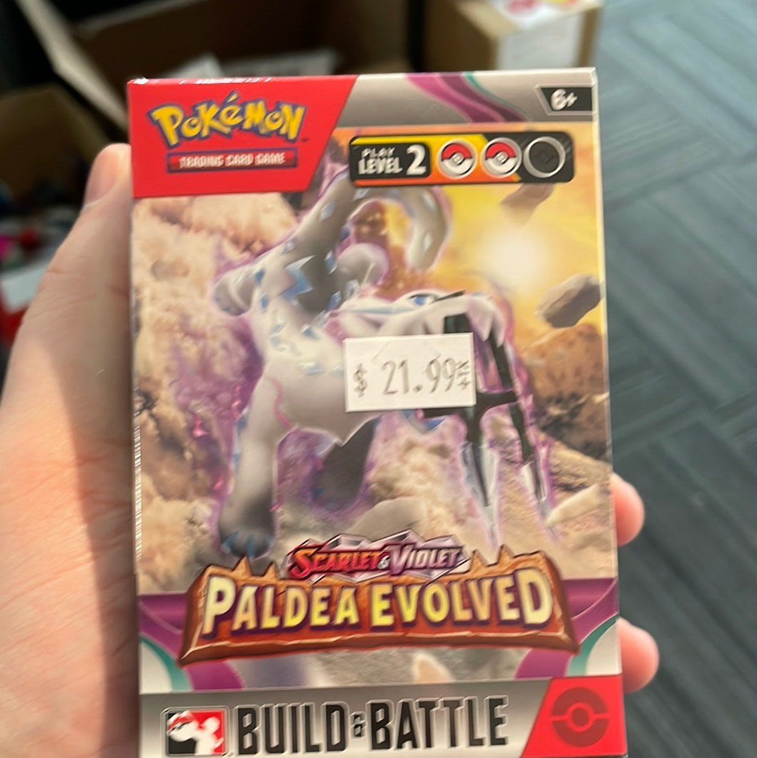 Pokemon SV2 Paldea Evolved Build and Battle Box