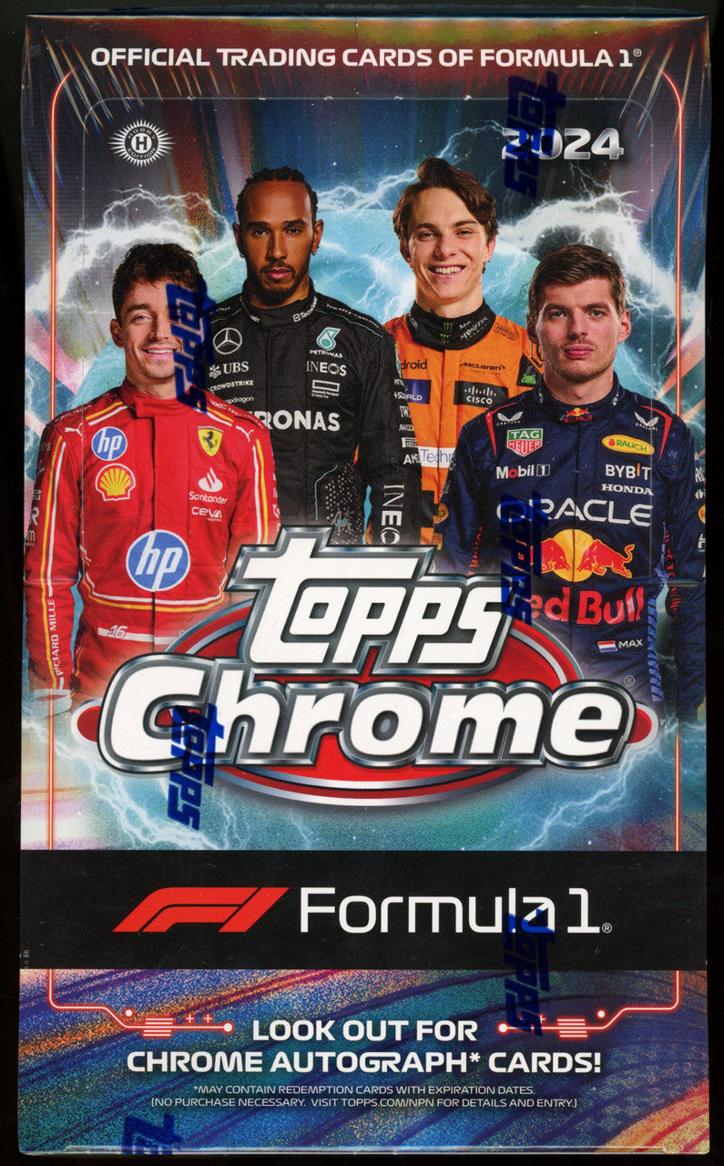 2024 Topps Chrome Formula 1 F1 Racing Hobby Box