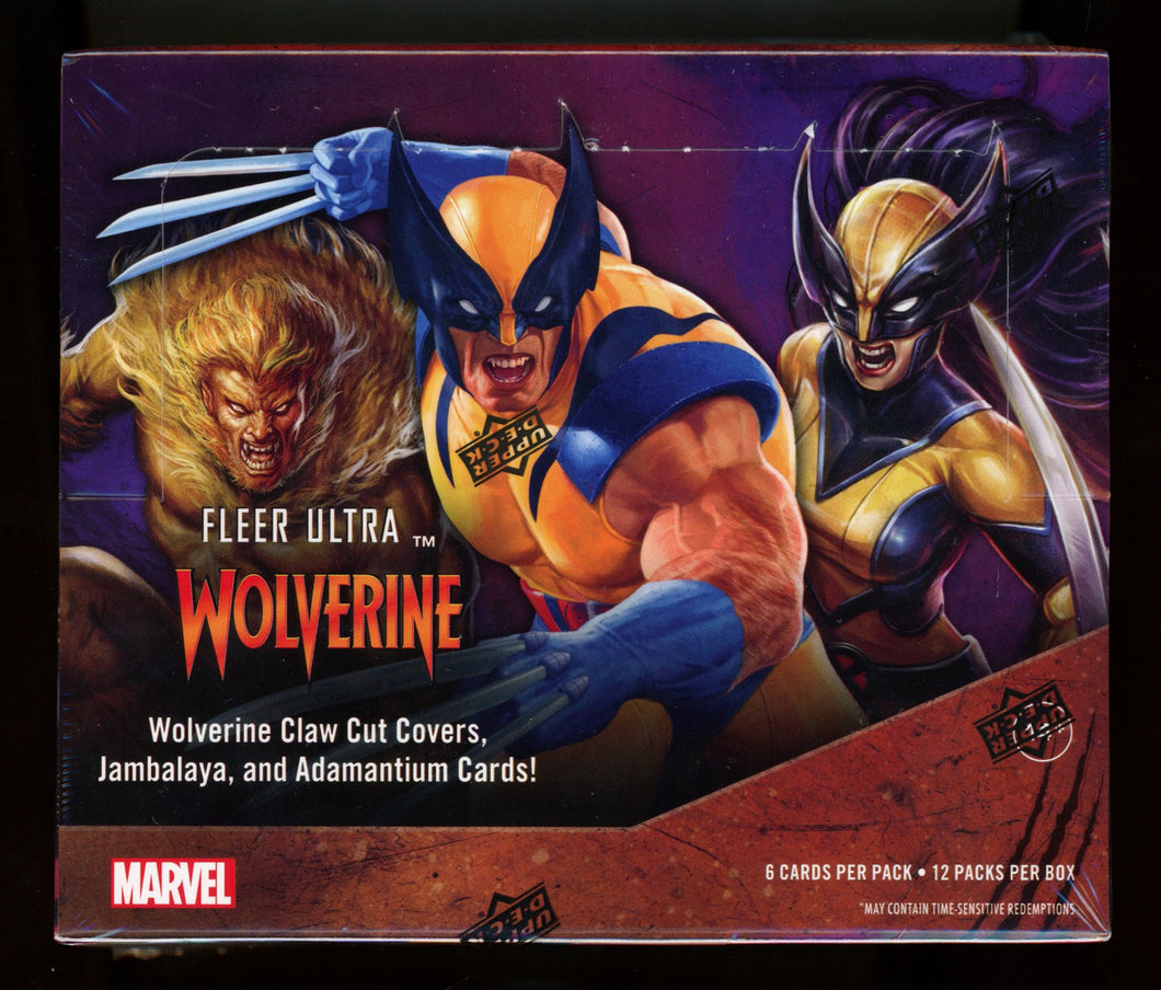 2024 Upper Deck Marvel Fleer Ultra Wolverine Hobby Box