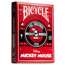 Load image into Gallery viewer, Playing Cards: Bicycle: Disney Classic Mickey (Red)
