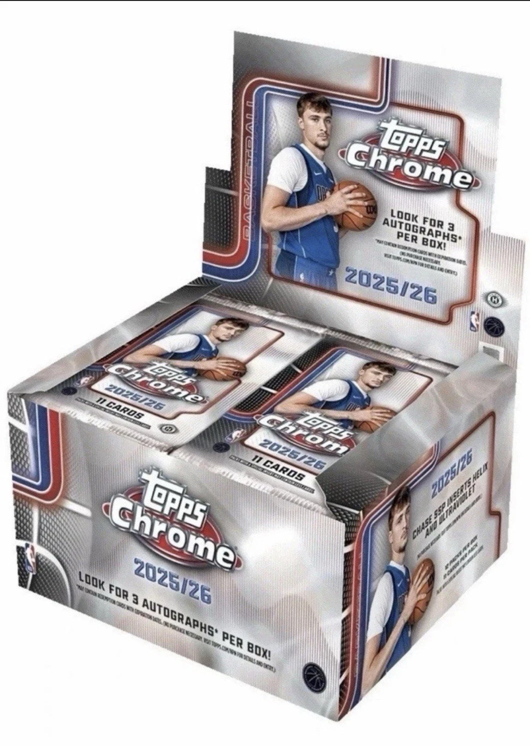 2025/26 Topps Chrome Basketball Jumbo Hobby Box