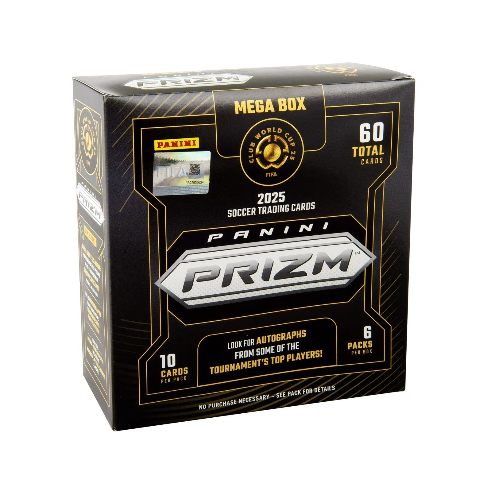 2025 Panini Prizm FIFA Club World Cup Soccer Mega Box