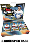 2026 Topps Finest Baseball Hobby 8 Box SEALED CASE