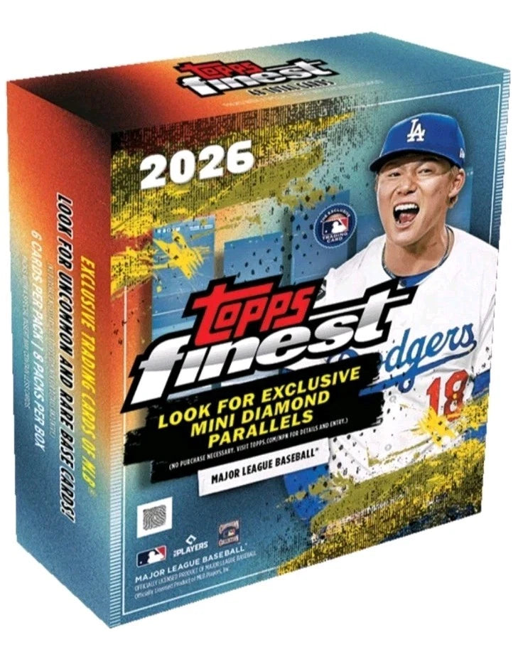 2026 Topps Finest Baseball Mega Box