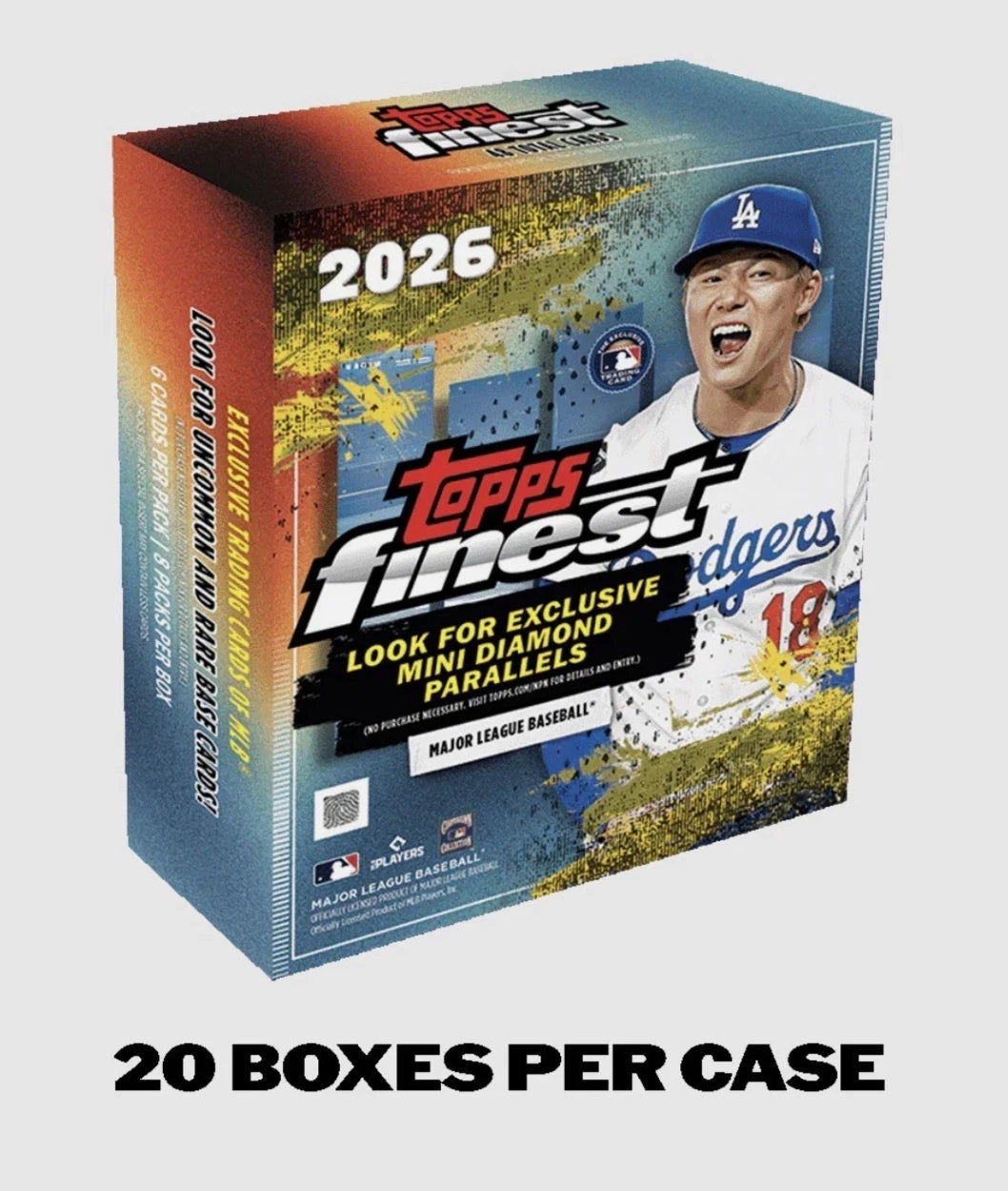 2026 Topps Finest Baseball Mega 20 BOX CASE