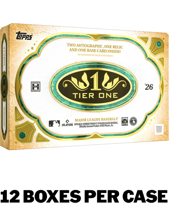 2026 Topps Tier One Baseball Hobby Case (12 Box)