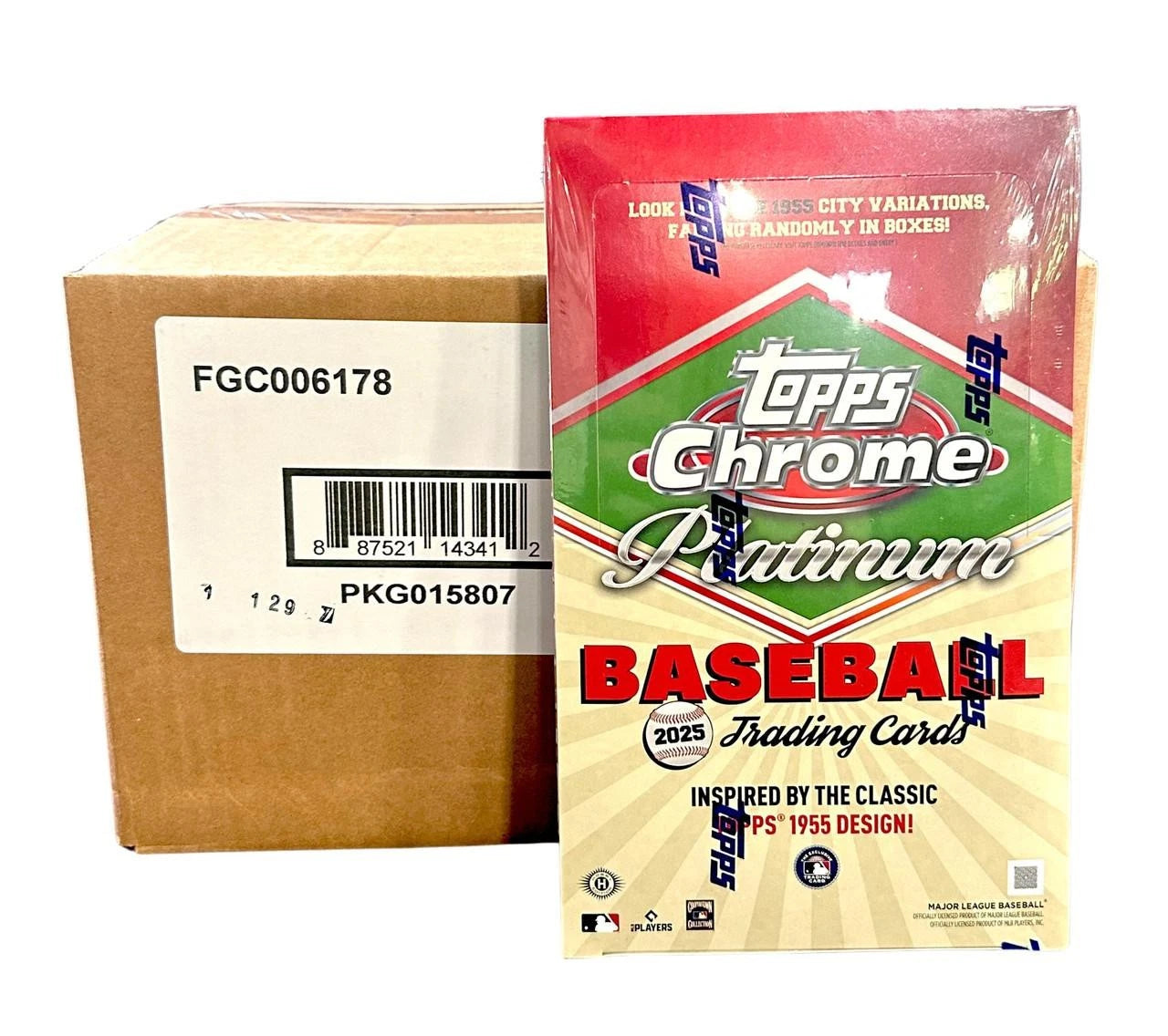 2025 Topps Chrome Platinum Anniversary Baseball Hobby Case (12 Box)