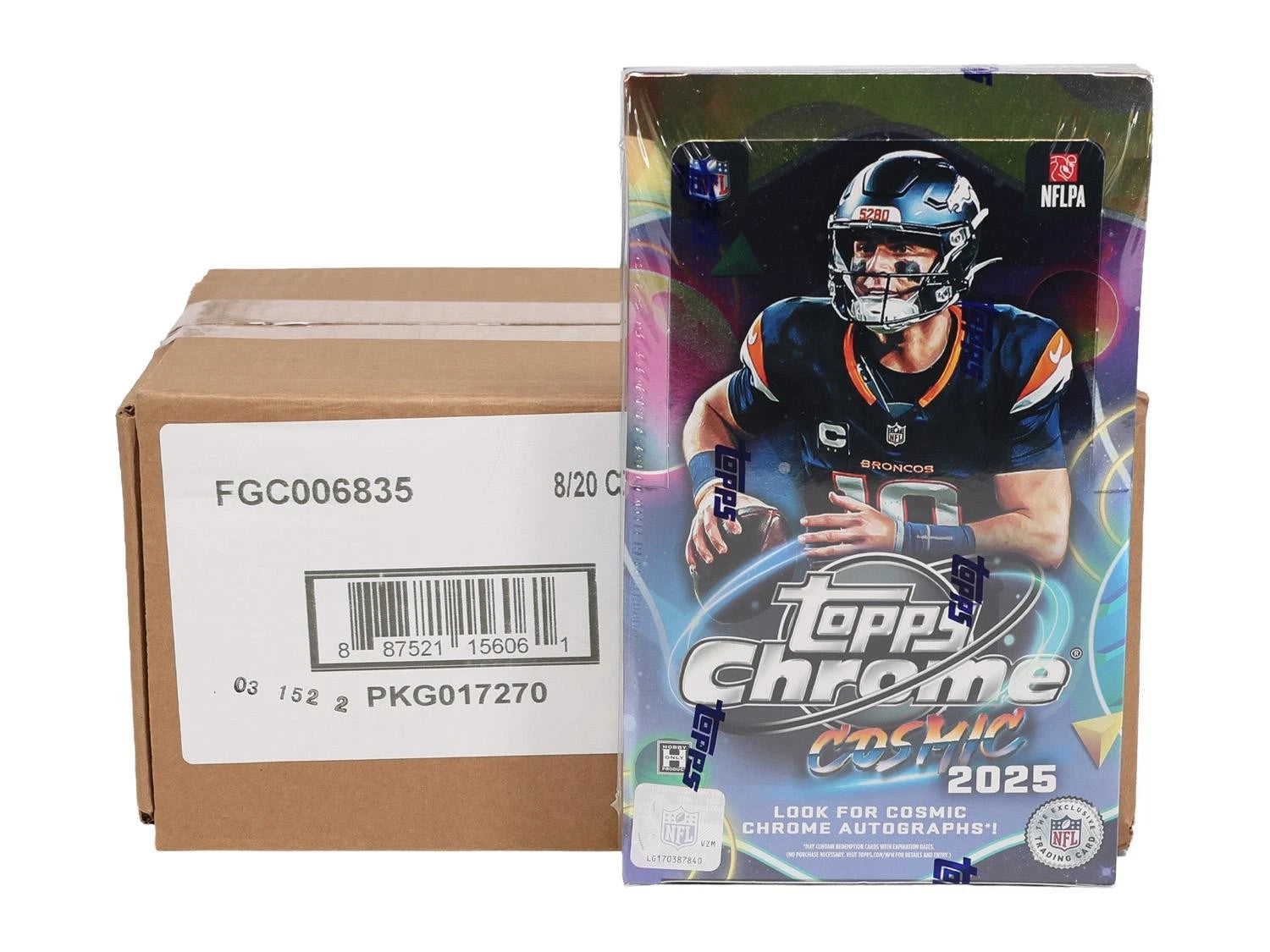 2025 Topps Cosmic Chrome Football Hobby Case (8 Box)