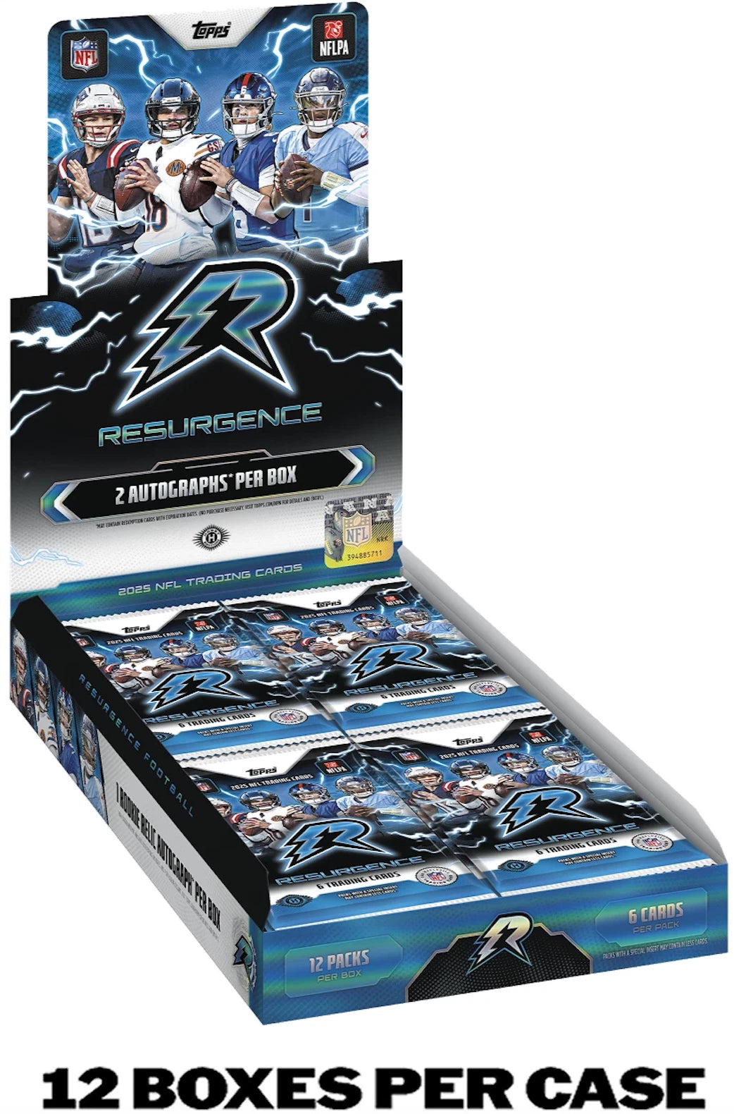2025 Topps Resurgence Football Hobby 12-Box Case
