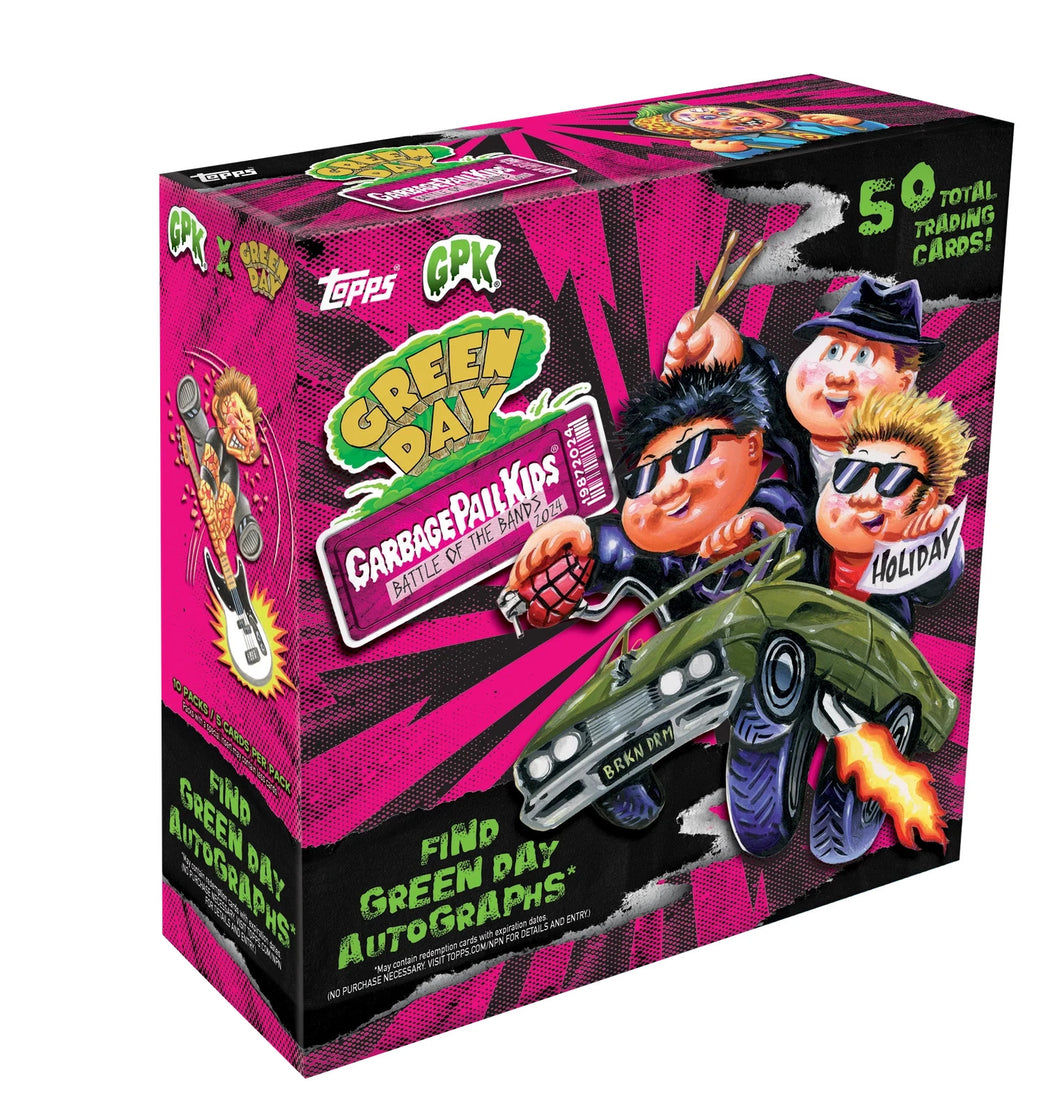 2024 Topps Garbage Pail Kids Battle Of The Bands: Green Day Hobby Box