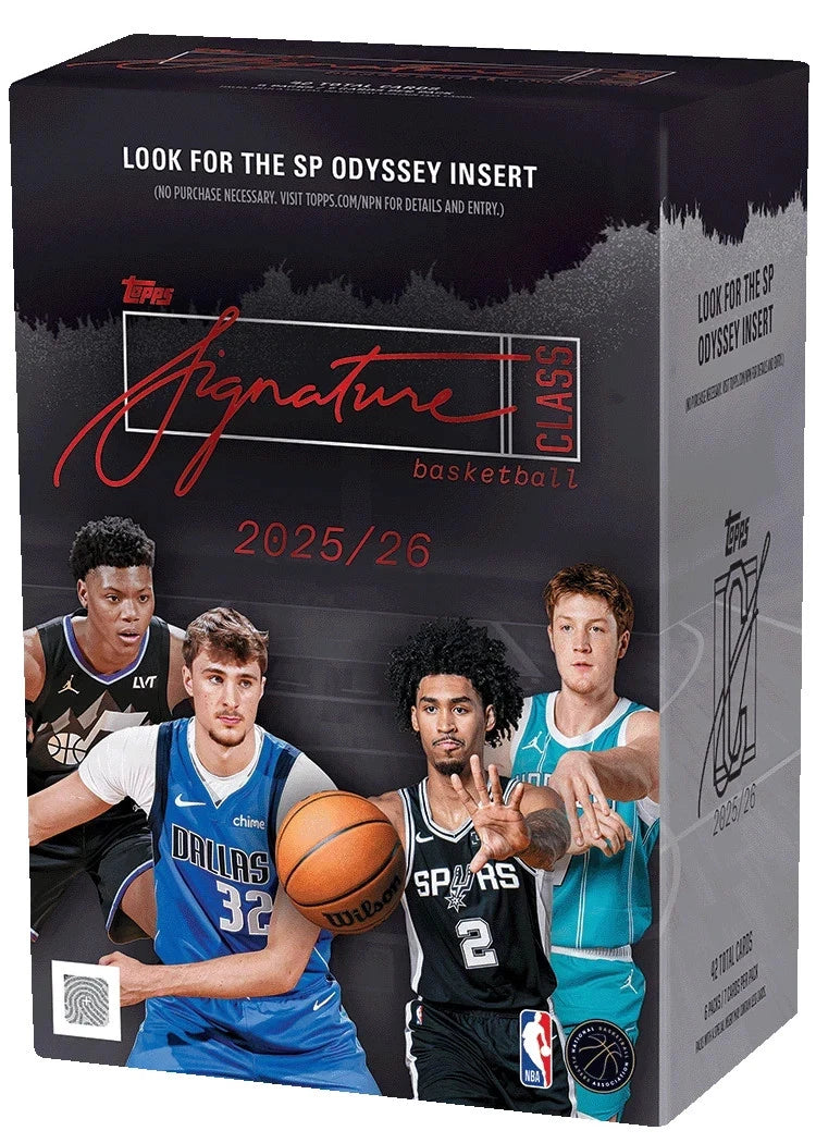 2025-26 Topps Signature Class Basketball Blaster Value Box