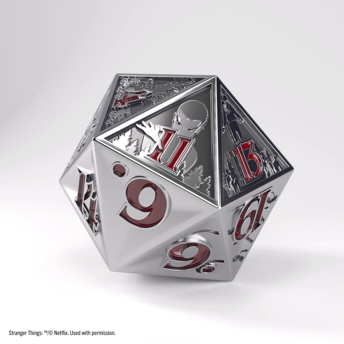 Hellfire Club Premium Metal D20 Die