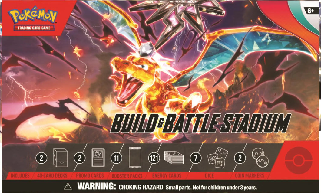 Pokemon Scarlet & Violet: Obsidian Flames Build & Battle Stadium Box