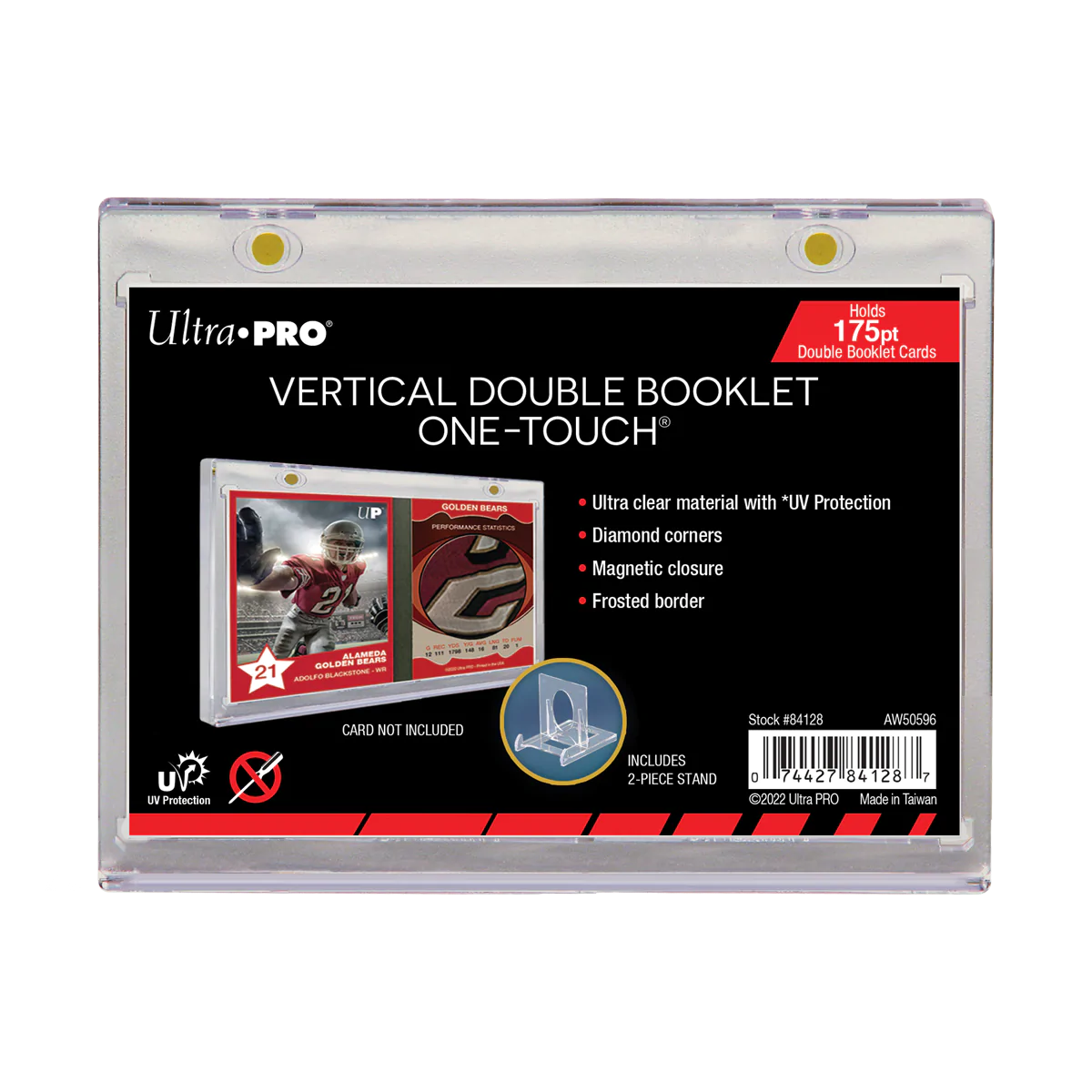 175PT Vertical Booklet Card UV ONE-TOUCH Magnetic Holder