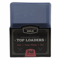 Top Loaders - 240pt (Cardboard Gold)