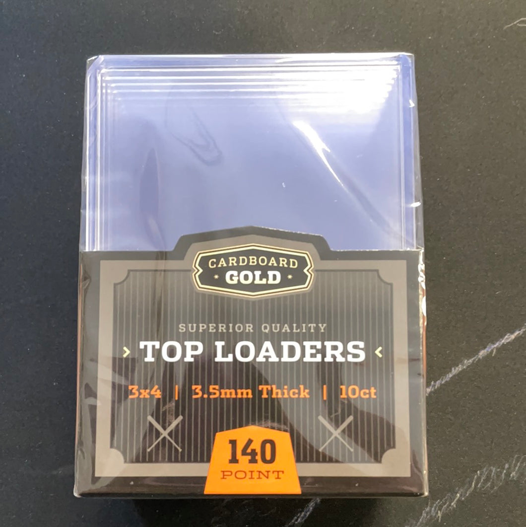 Top Loaders - 140pt (Cardboard Gold)