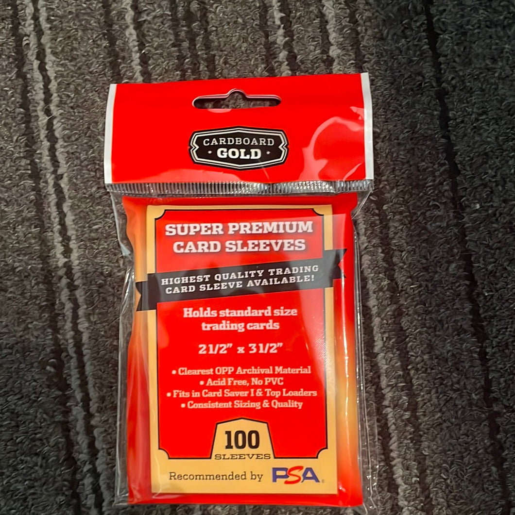 2 5/8 X 3 5/8 Card Sleeves Cardboard Gold Premium Standard Card Sleeves - 100 Pack, 2 5/8 X 3 5/8, Clear OPP 1995 Classic 5 Sport - Ed O'Bannon #8 2 5/8 X 3 5/8 Card Sleeves Cardboard Gold Premium Standard Card Sleeves - 100 Pack, 2 5/8 X 3 5/8, Clear OPP 1995 Classic 5 Sport - Ed O'Bannon #8
