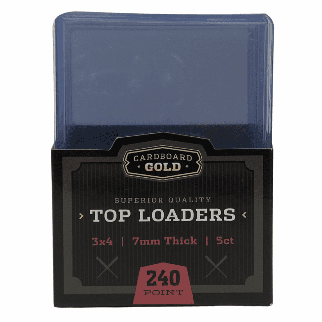Top Loaders - 240pt (Cardboard Gold)