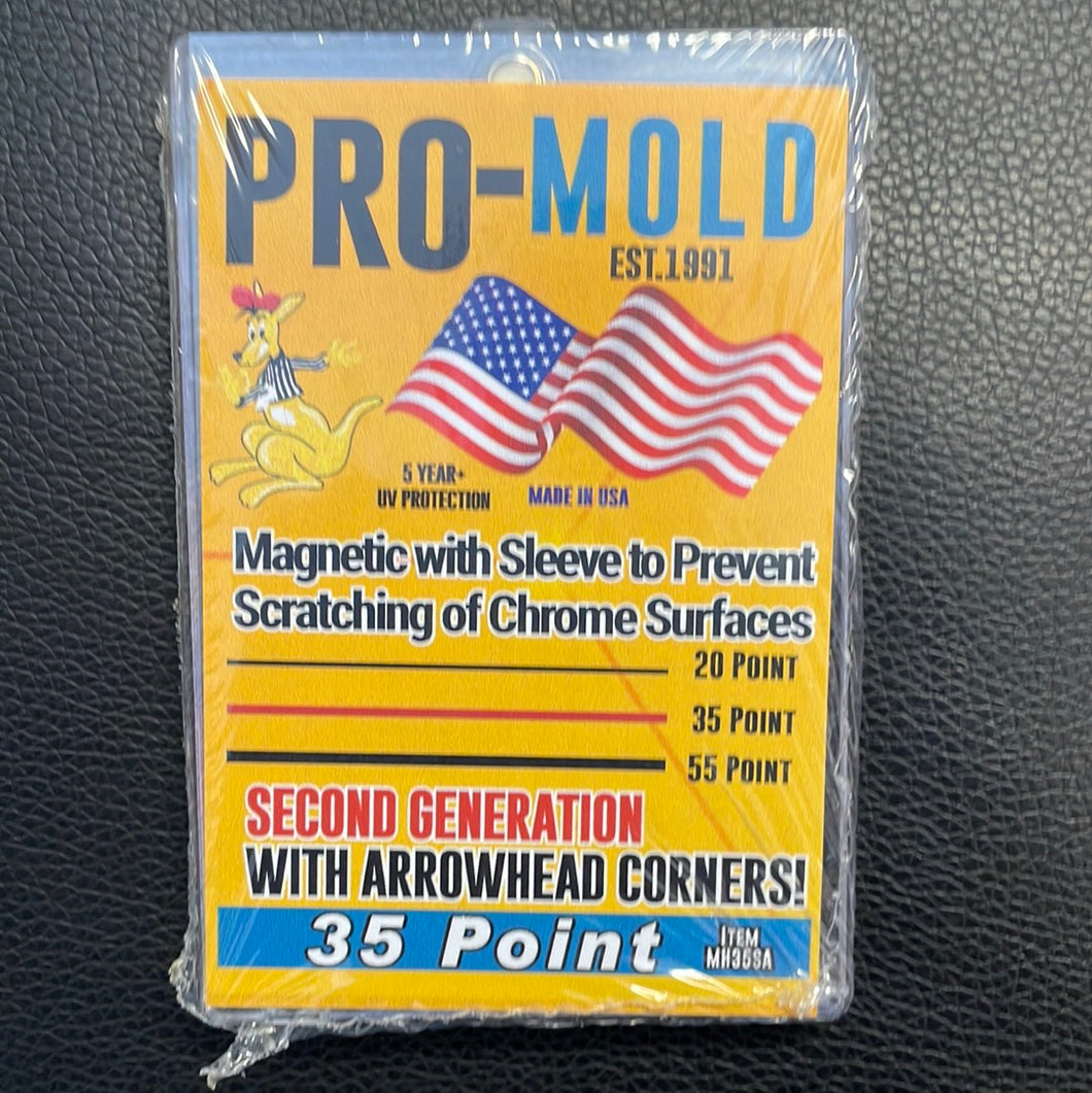 35 pt Pro-Mold Magnetic Card Holder with penny sleeve
