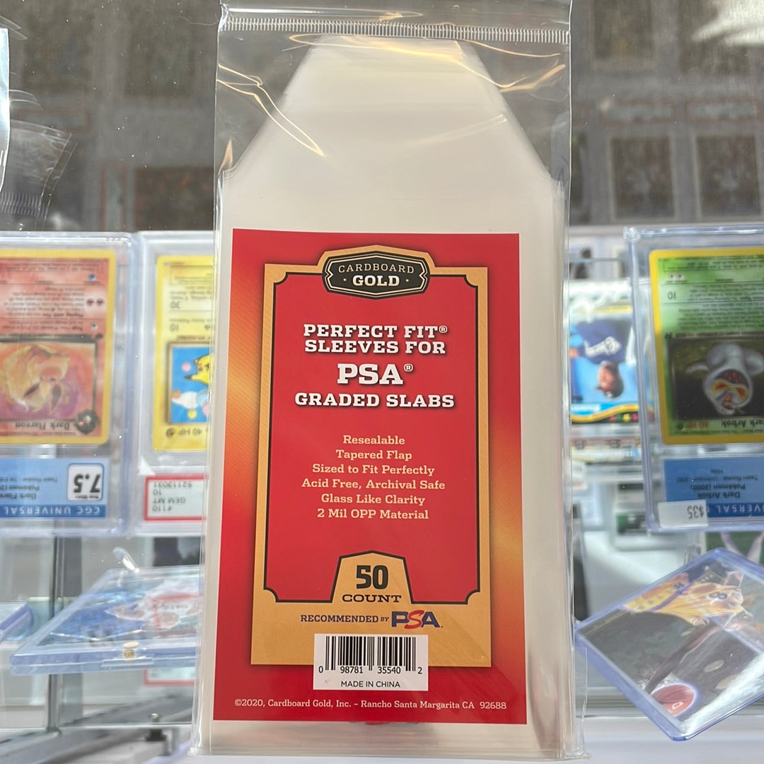 Cardboard Gold -PSA Graded Card Sleeves w/ PSA logo – Nicodemus Cards & Gaming