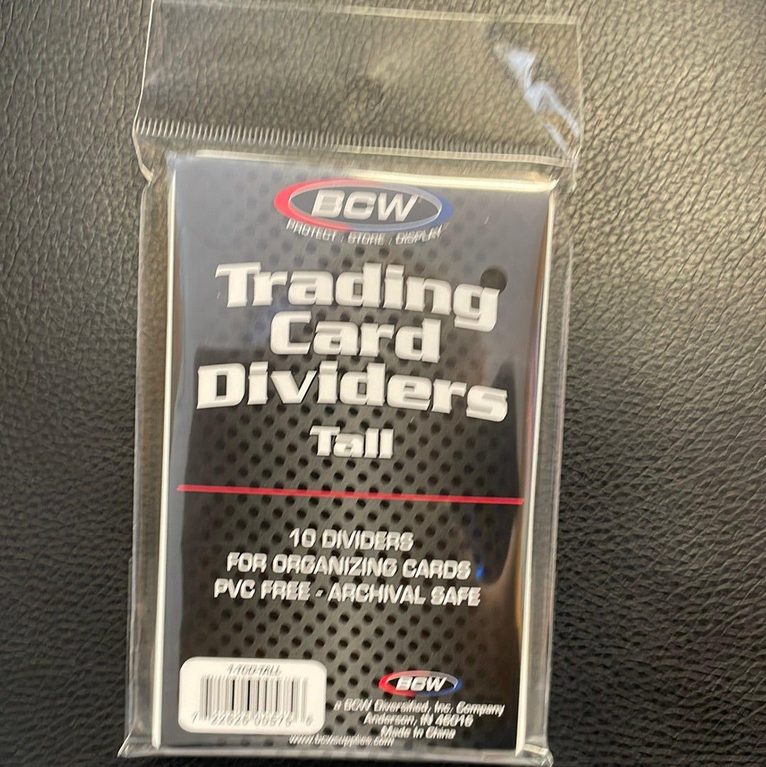 TALL Trading Card Divider