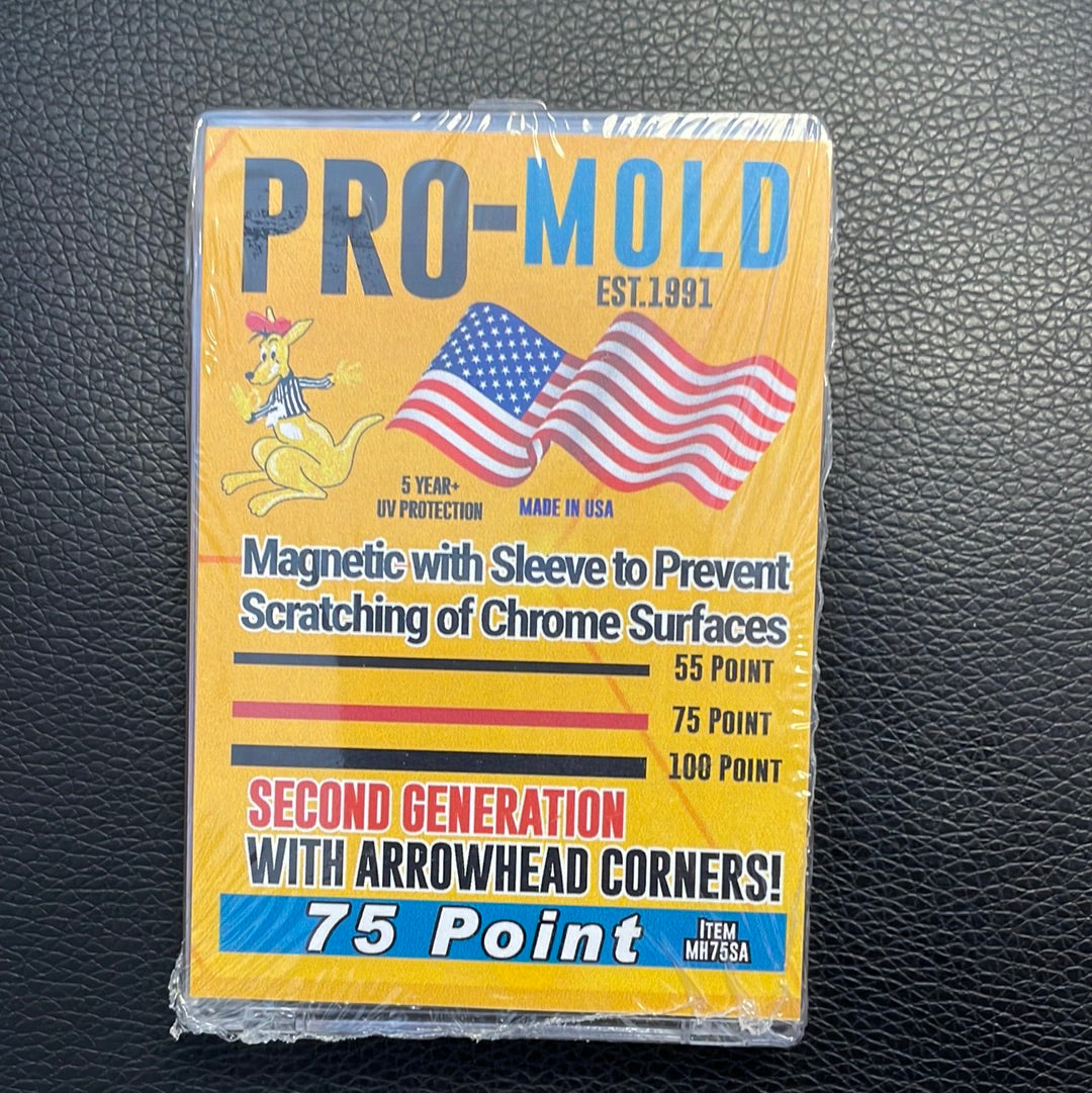 75 pt Pro-Mold Magnetic Card Holder with penny sleeve